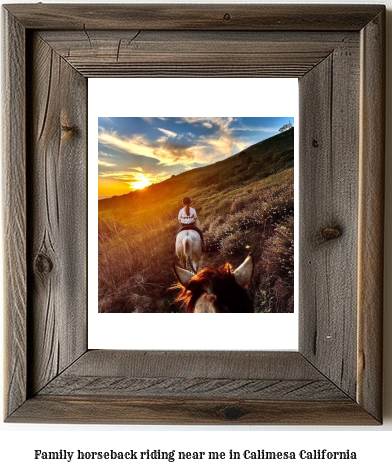 family horseback riding near me in Calimesa, California